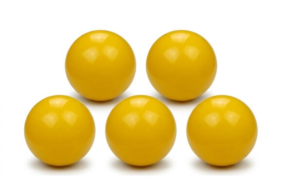 Ballenbak ballen geel (70mm) 300 stuks