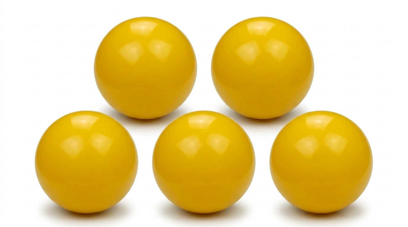 Ballenbak ballen geel (70mm) 300 stuks