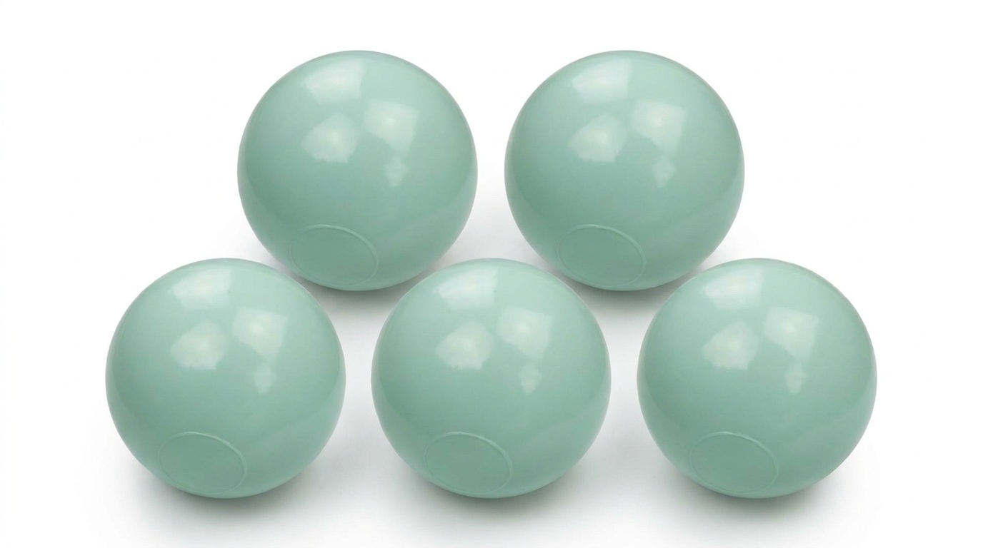 Ballenbak ballen licht mint (70mm) 300 stuks