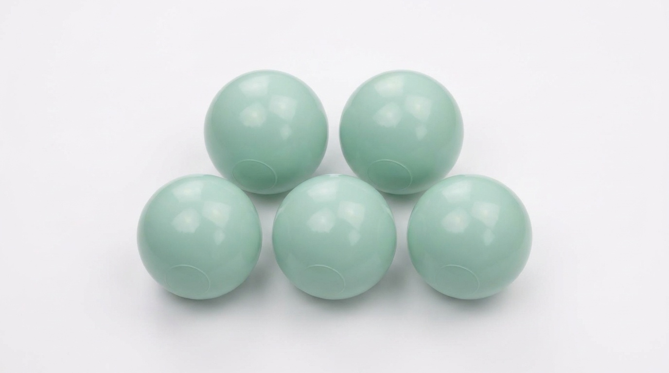 Ballenbak ballen licht mint (70mm) 300 stuks