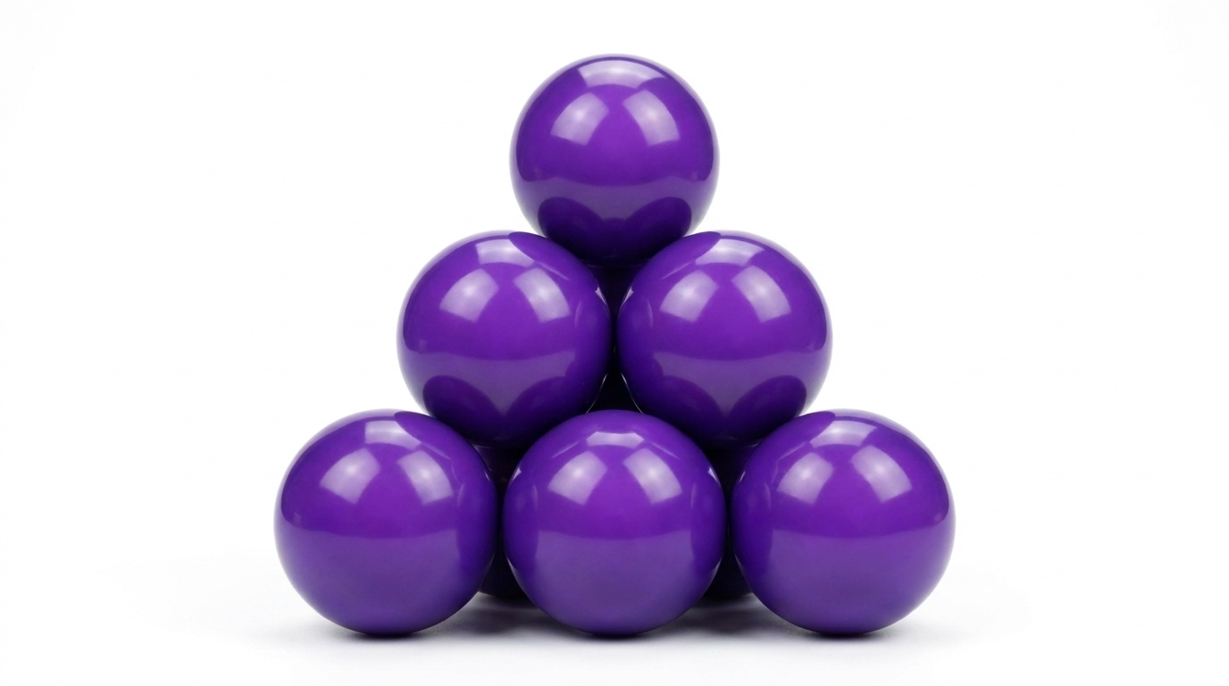 Ballenbak ballen paars (70mm) 300 stuks