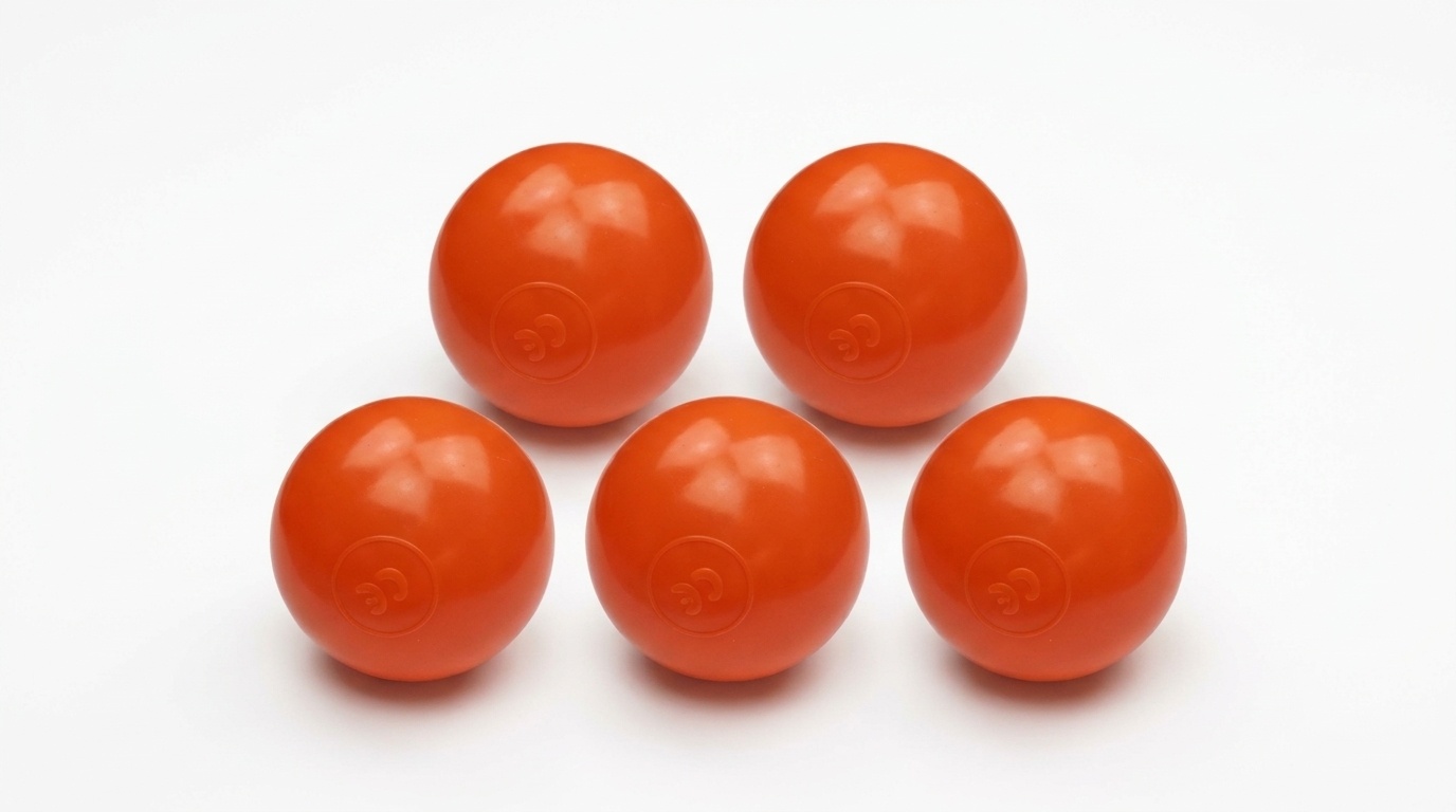 Ballenbak ballen oranje (70mm) 300 stuks