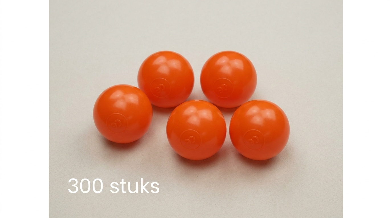 Ballenbak ballen oranje (70mm) 300 stuks