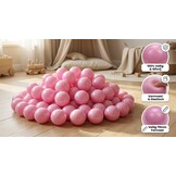 Ballenbak ballen poeder roze (70mm) 300 stuks