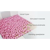 Ballenbak ballen poeder roze (70mm) 300 stuks