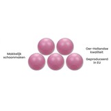 Ballenbak ballen poeder roze (70mm) 300 stuks