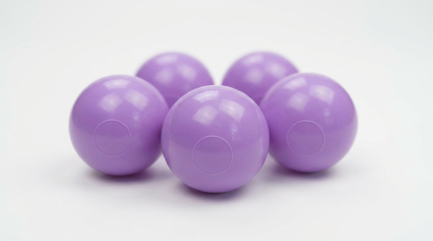 Ballenbak ballen licht paars (70mm) 300 stuks
