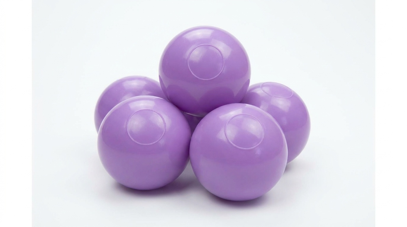 Ballenbak ballen licht paars (70mm) 300 stuks