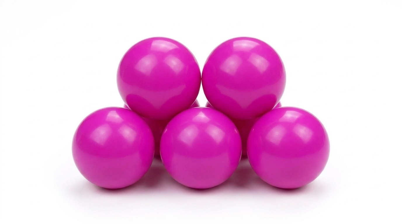 Ballenbak ballen roze (70mm) 300 stuks