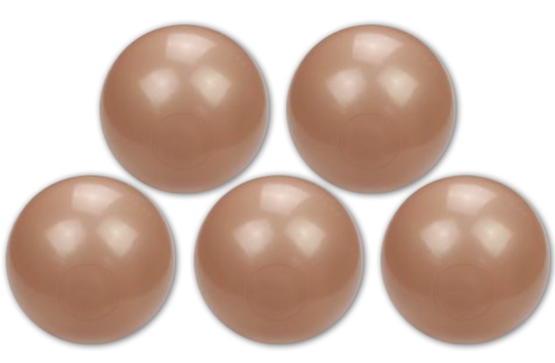 Ballenbak ballen goudroze (70mm) 300 stuks