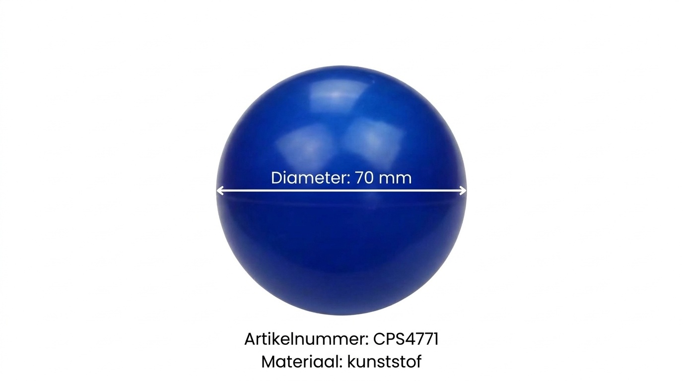 Ballenbak ballen blauw (70mm) 300 stuks