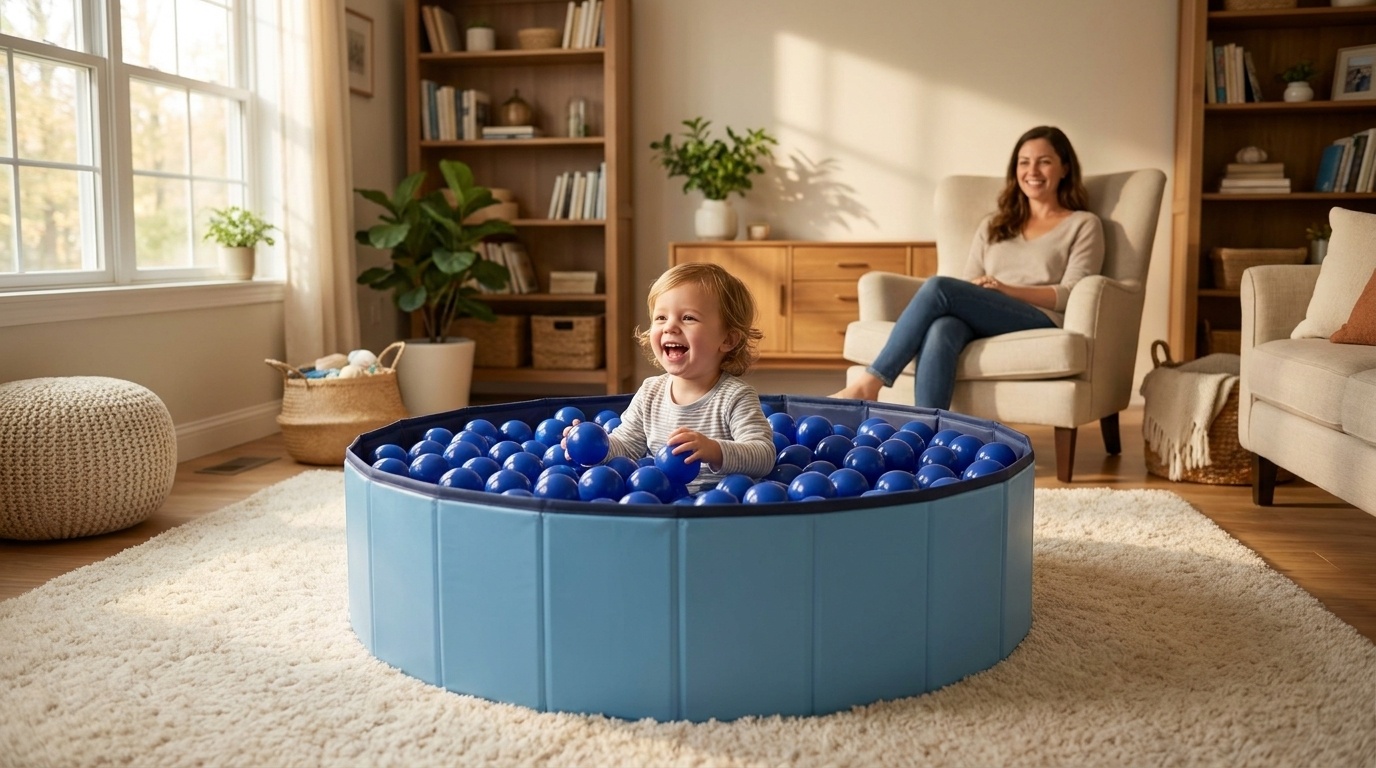 Ballenbak ballen blauw (70mm) 300 stuks