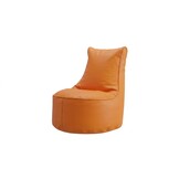 Zitzak kind 75cm oranje kunstleer