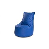 Zitzak kind 75cm blauw kunstleer