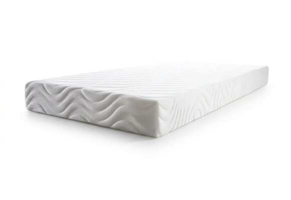 Kindermatras 140x70 - Koudschuim, Wit, 7cm dik
