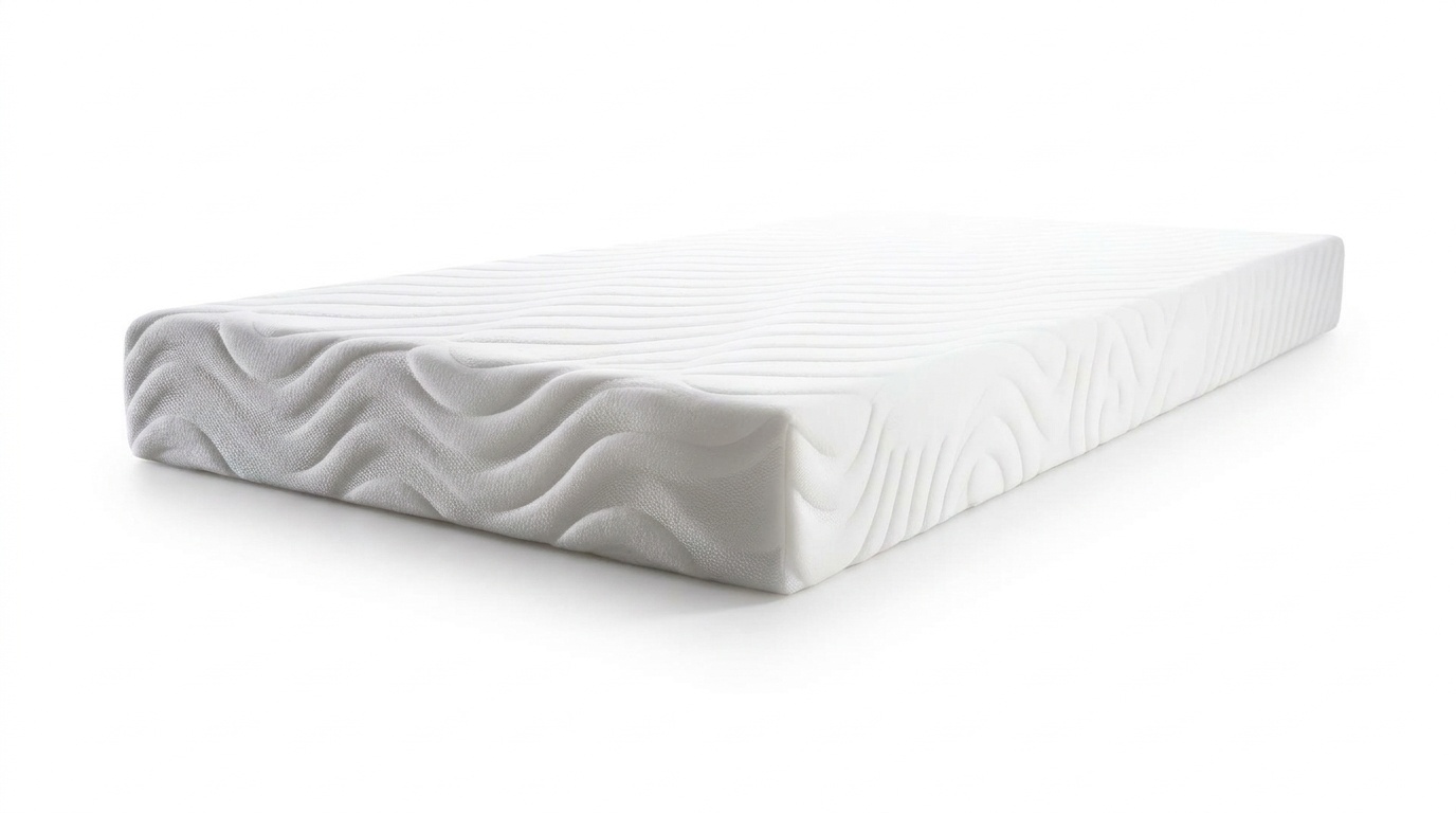 Kindermatras 140x70 - Koudschuim, Wit, 7cm dik