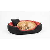 XXL Hondenbed - hondenmand - waterdicht - 110x80cm - zwart rood