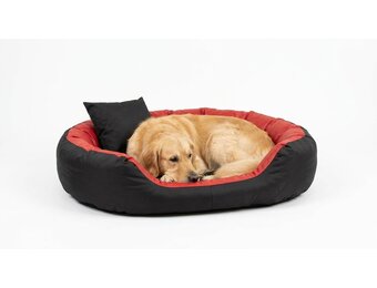 XXL Hondenbed - hondenmand - waterdicht - 110x80cm - zwart rood