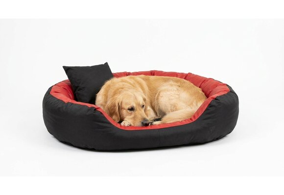 XXL Hondenbed - hondenmand - waterdicht - 110x80cm - zwart rood