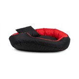 XXL Hondenbed - hondenmand - waterdicht - 110x80cm - zwart rood