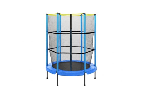 Trampoline met veiligheidsnet - Ø 152 cm - 5ft - blauw