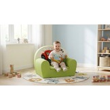 Luxe kinderstoel - zetel - sofa - 60 x 45 - groen cars