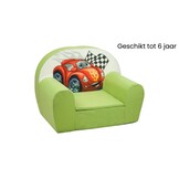 Luxe kinderstoel - zetel - sofa - 60 x 45 - groen cars