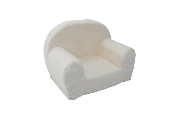 Kinderfauteuil - QUELLE - 60x40x45 cm - boucle - ecru