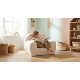 Kinderfauteuil - QUELLE - 60x40x45 cm - boucle - ecru