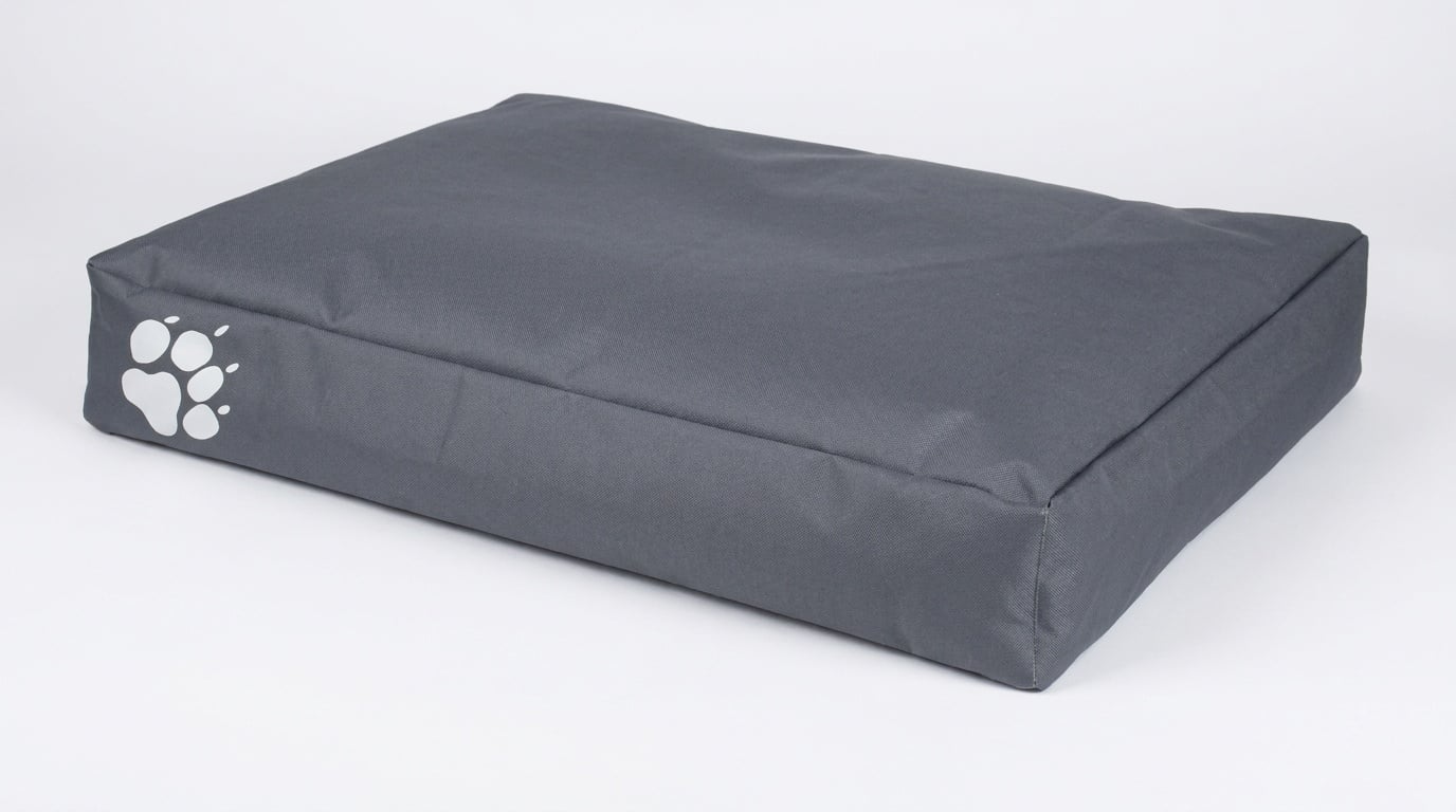 Hondenkussen - hondenbed - 80x60cm - donkergrijs
