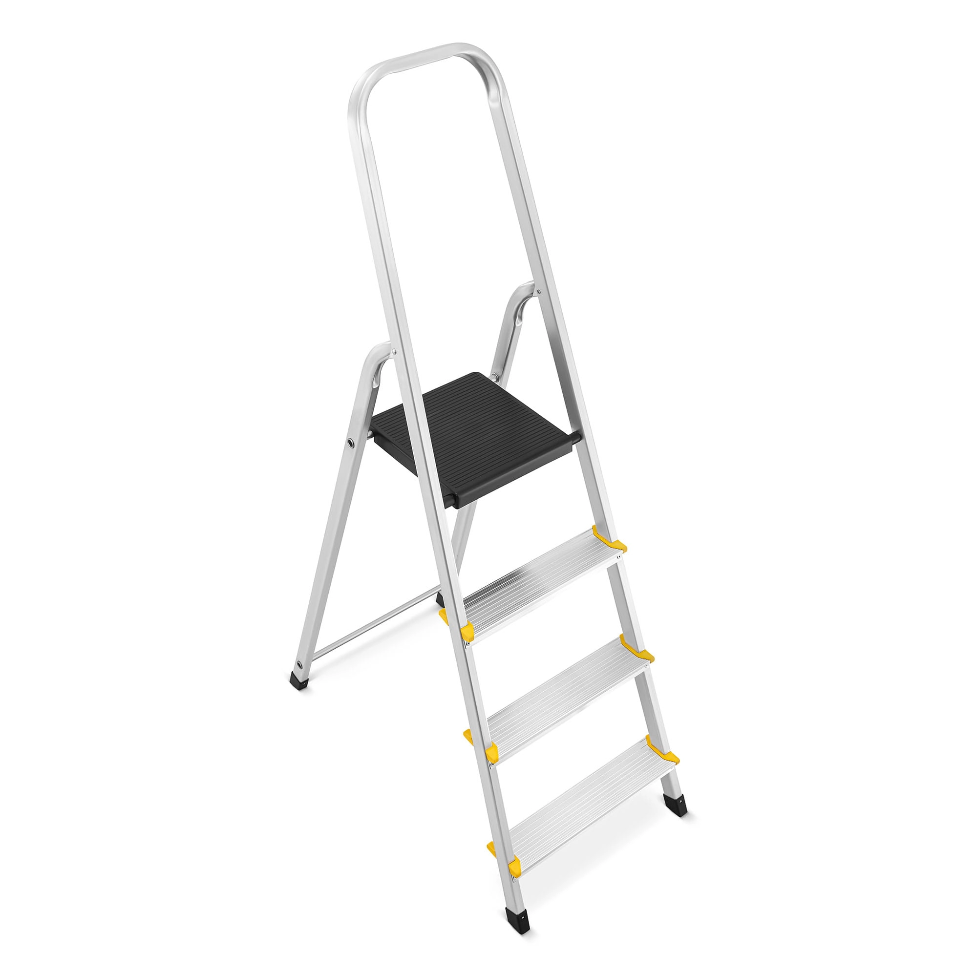 Huishoudtrap - 4 treden - aluminium - 2.77 m werkhoogte