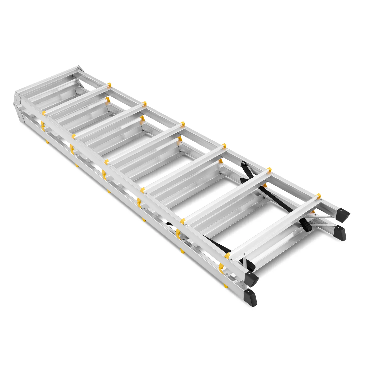 Huishoudtrap - 2x 7 treden - aluminium - 3,40 m werkhoogte