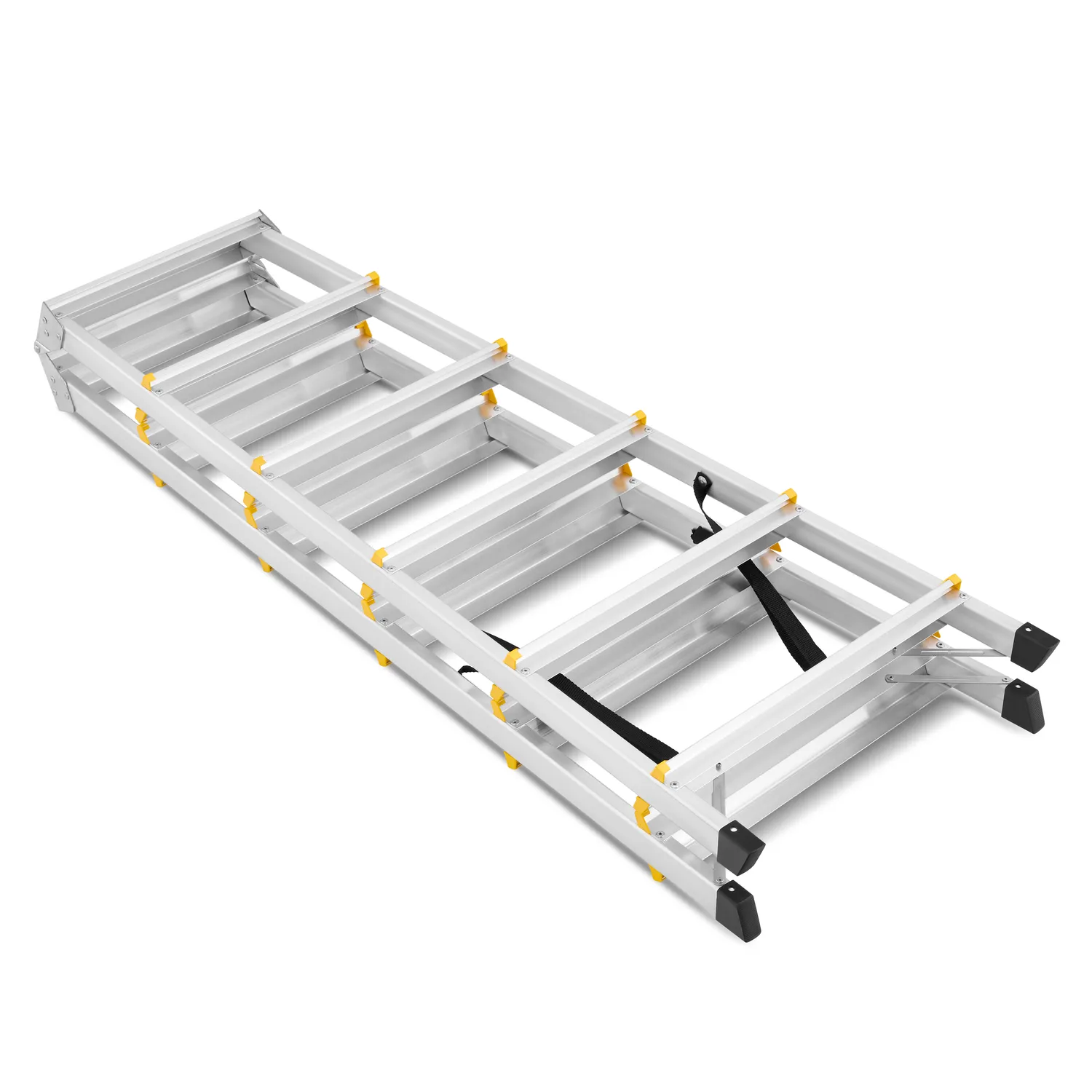 Huishoudtrap - 2x 6 treden - aluminium - 3,21 m werkhoogte
