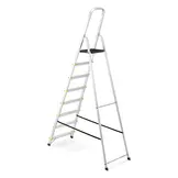 Huishoudtrap - 8 treden - aluminium - 362 cm werkhoogte