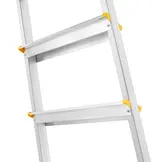Huishoudtrap - 8 treden - aluminium - 362 cm werkhoogte