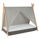 Tentdoek tipibed grijs