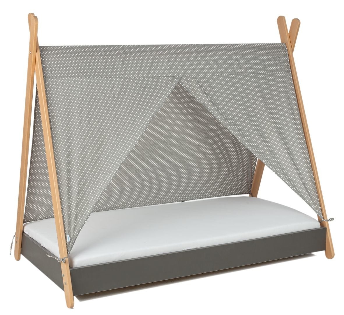 Tentdoek tipibed grijs