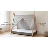 Tentdoek tipibed grijs