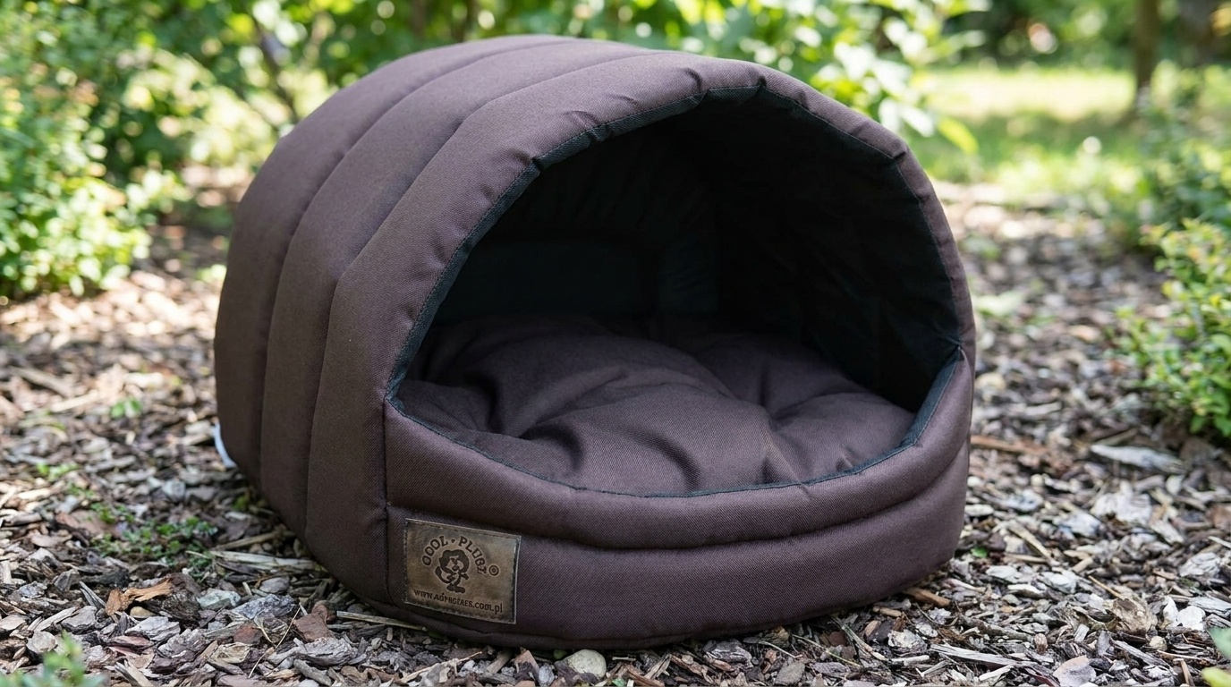 Hondenmand XS - kleine hond - box - hondemand - 39 x 40 x 34 cm - bruin - hondenbed - hondebed