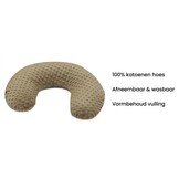 Voedingskussen 100% katoen - 80 cm - cappuccino