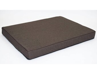 Hondenkussen - maat L - 60x80x8cm - wasbaar - donkerbruin