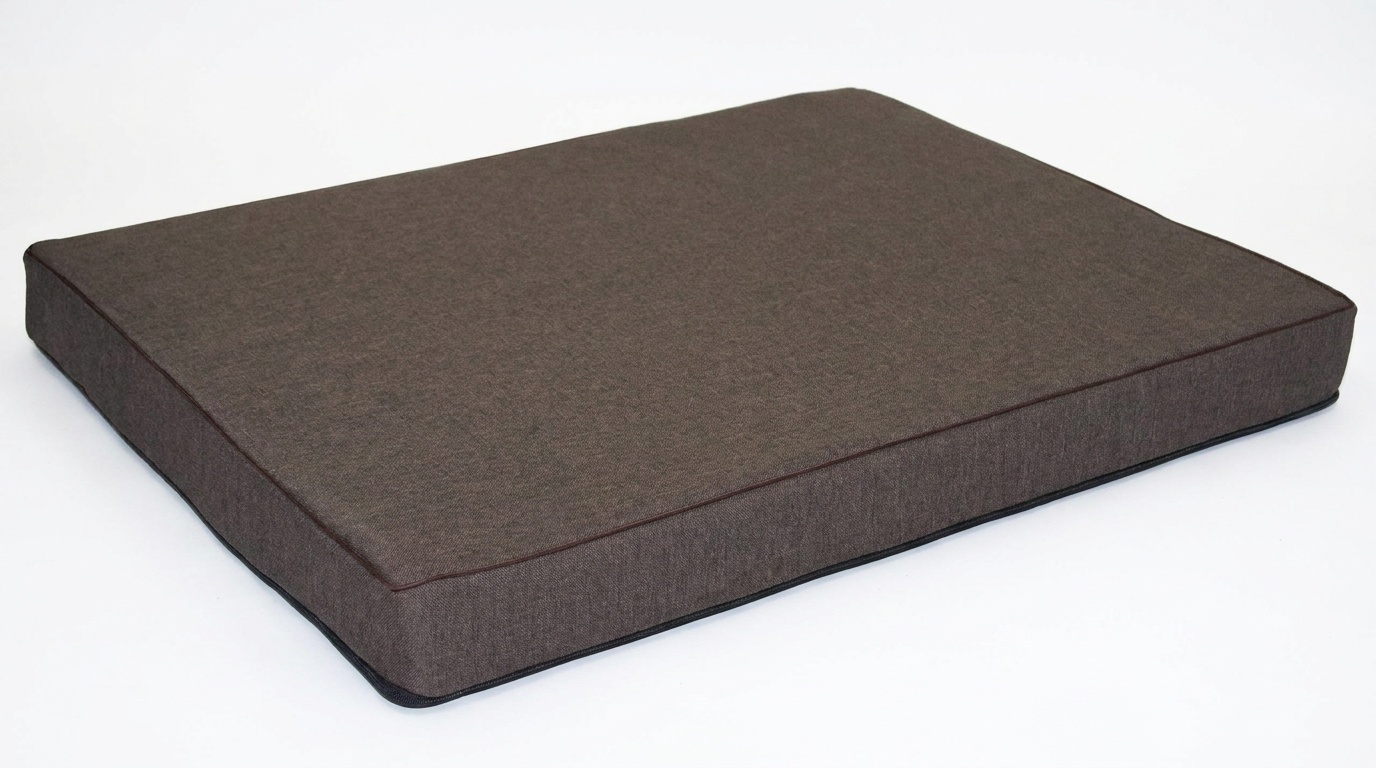 Hondenkussen - maat L - 60x80x8cm - wasbaar - donkerbruin