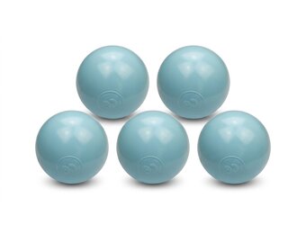 Ballenbak ballen licht blauw (70mm) 1000 stuks