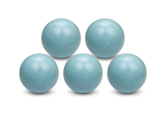 Ballenbak ballen licht blauw (70mm) 1000 stuks
