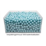 Ballenbak ballen licht blauw (70mm) 1000 stuks