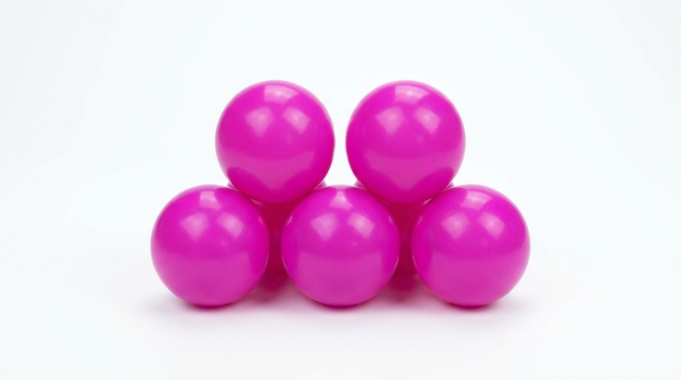 Ballenbak ballen roze (70mm) 1000 stuks