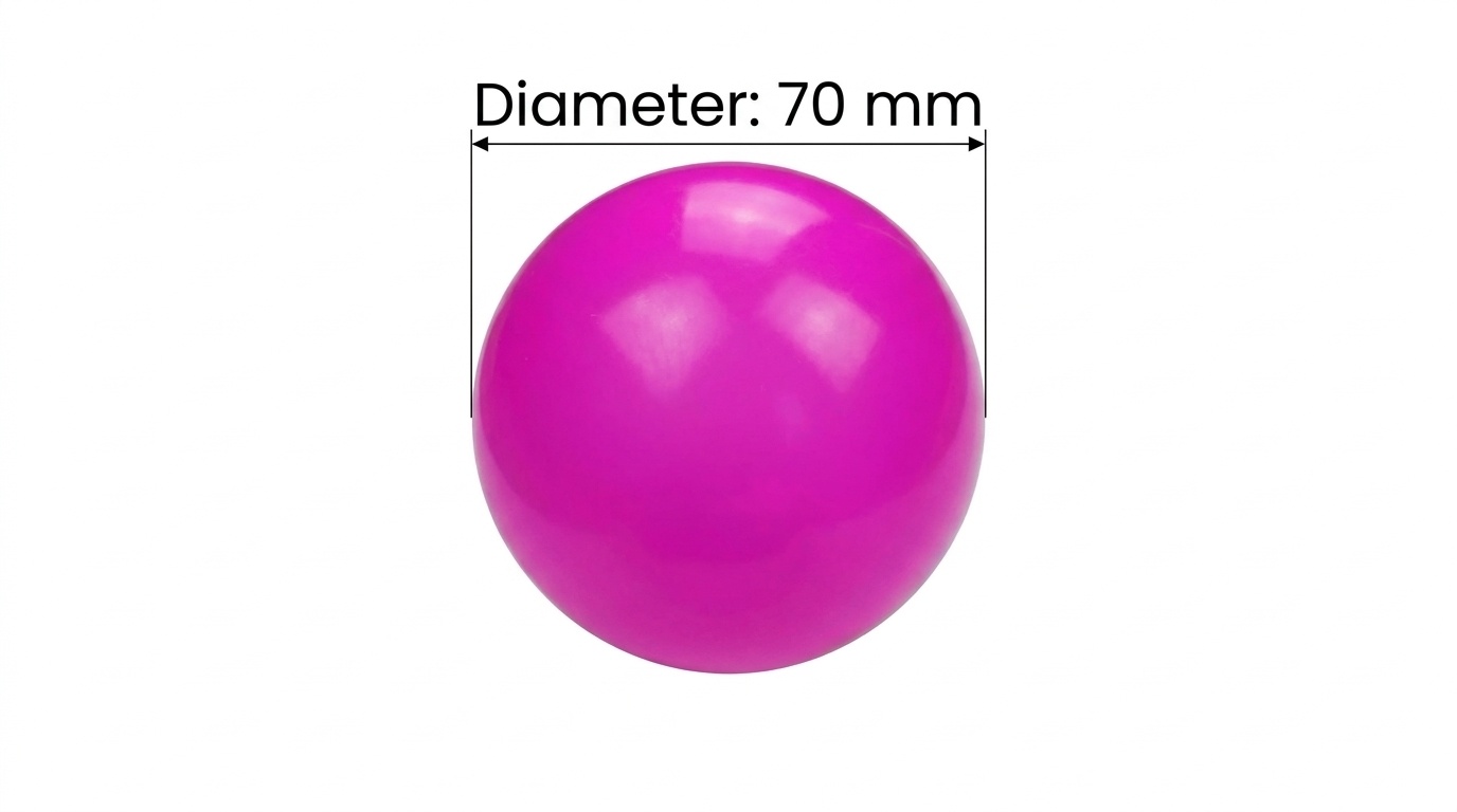 Ballenbak ballen roze (70mm) 1000 stuks