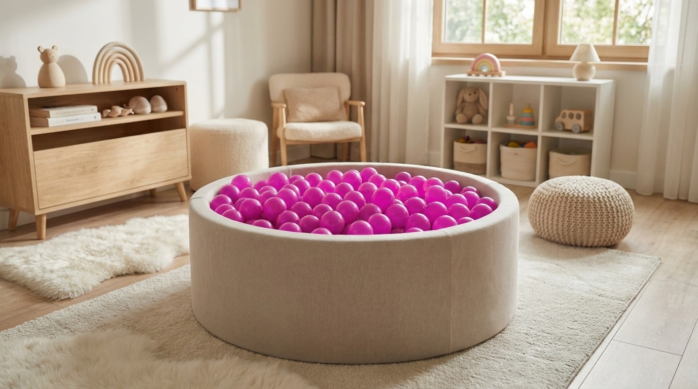 Ballenbak ballen roze (70mm) 1000 stuks