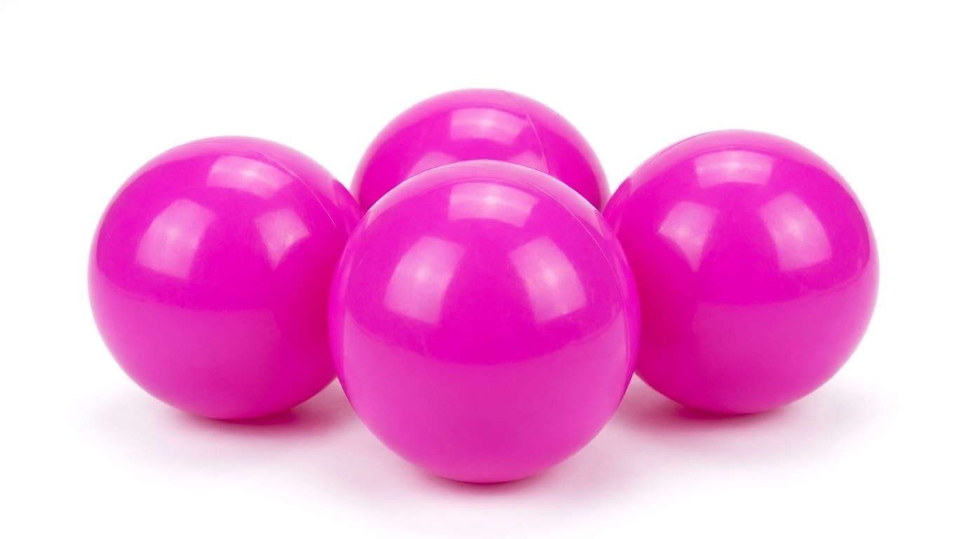 Ballenbak ballen roze (70mm) 1000 stuks