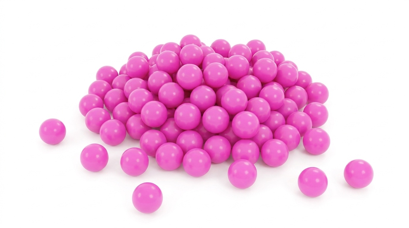 Ballenbak ballen roze (70mm) 1000 stuks